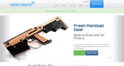 Desktop Screenshot of freshprints3d.com